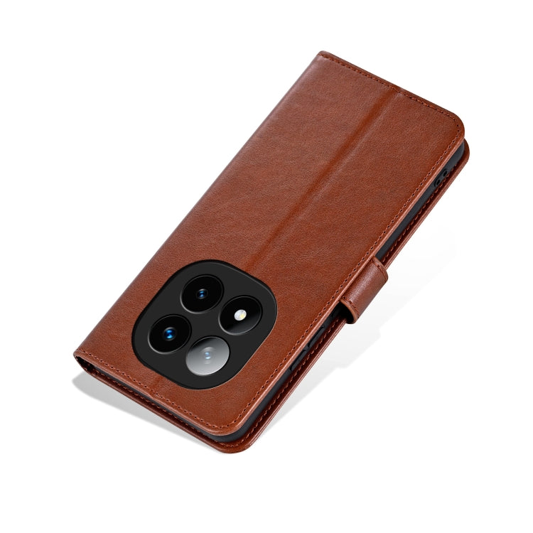 For Redmi Note 14 Pro+ 5G AZNS Sheepskin Texture Flip Leather Phone Case(Brown) - Note 14 Pro+ Cases by AZNS | Online Shopping South Africa | PMC Jewellery | Buy Now Pay Later Mobicred