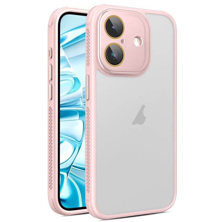 For iPhone 16 Plus Side Cooling Skin Feel Frosted Phone Case(Pink) - iPhone 16 Plus Cases by PMC TechLife | Online Shopping South Africa | PMC TechLife | Buy Now Pay Later Mobicred
