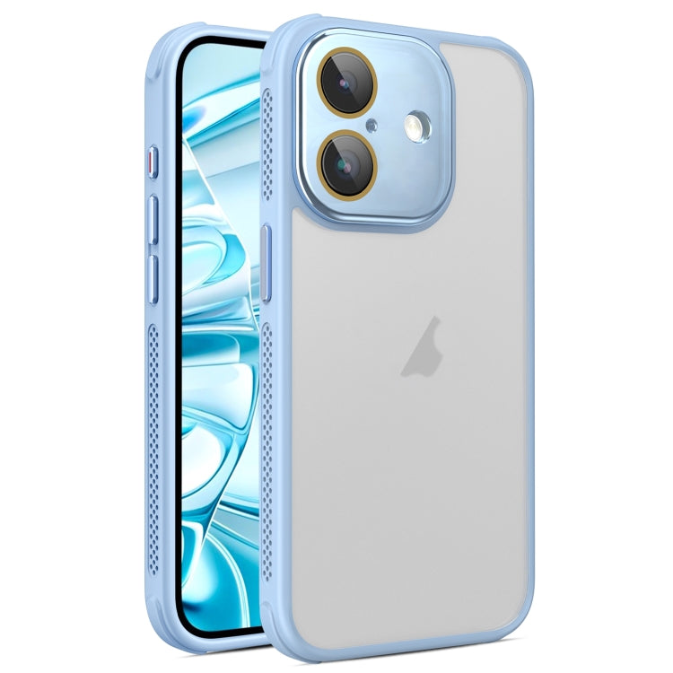 For iPhone 16 Side Cooling Skin Feel Frosted Phone Case(Sky Blue) - iPhone 16 Cases by PMC Jewellery | Online Shopping South Africa | PMC Jewellery | Buy Now Pay Later Mobicred