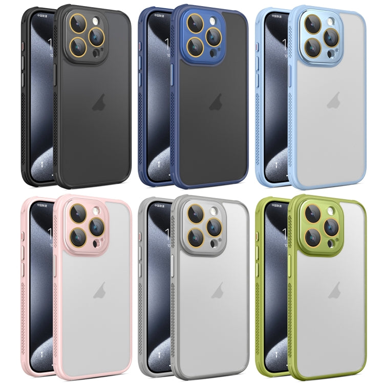For iPhone 16 Plus Side Cooling Skin Feel Frosted Phone Case(Pink) - iPhone 16 Plus Cases by PMC TechLife | Online Shopping South Africa | PMC TechLife | Buy Now Pay Later Mobicred