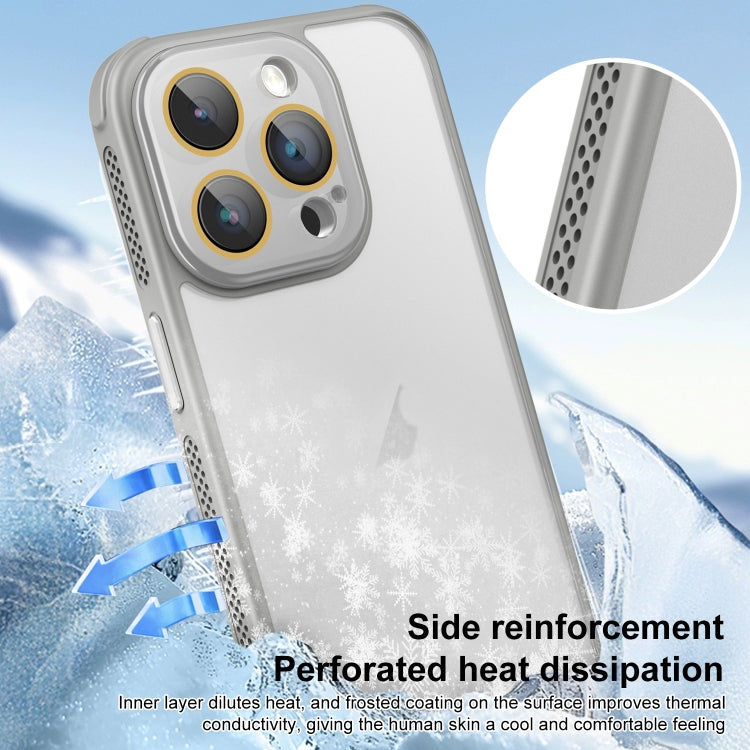 For iPhone 16 Plus Side Cooling Skin Feel Frosted Phone Case(Pink) - iPhone 16 Plus Cases by PMC TechLife | Online Shopping South Africa | PMC TechLife | Buy Now Pay Later Mobicred