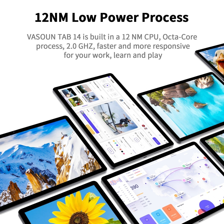 VASOUN M60 4G LTE Tablet, 6GB+128GB, 11 inch, Android 13 UNISOC T606 Octa Core CPU, Global Version with Google Play(Grey) - Other by VASOUN | Online Shopping South Africa | PMC Jewellery | Buy Now Pay Later Mobicred