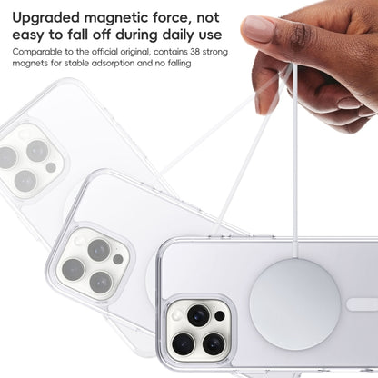 For iPhone 16 Crystal Clear Frosted MagSafe Magnetic Phone Case(Transparent) - iPhone 16 Cases by PMC Jewellery | Online Shopping South Africa | PMC Jewellery | Buy Now Pay Later Mobicred