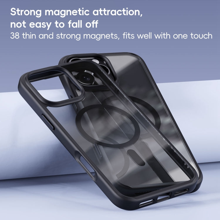 For iPhone 16 Pro Max Ming Shield Series MagSafe Magnetic Phone Case(Black) - iPhone 16 Pro Max Cases by PMC Jewellery | Online Shopping South Africa | PMC Jewellery | Buy Now Pay Later Mobicred