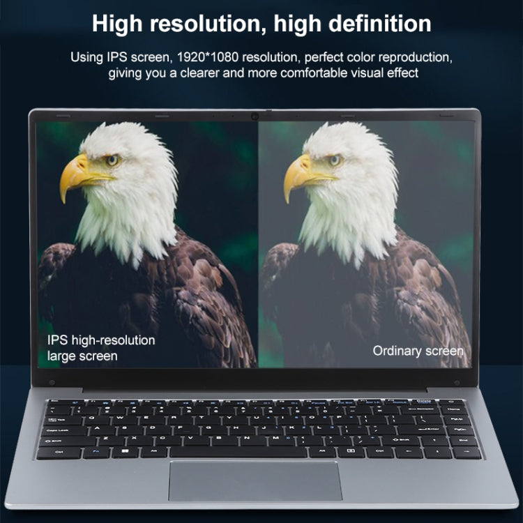 14 inch Windows 11 Laptop, 8GB+512GB, Gen 4th Intel Core i3 CPU, 180 Degree Rotation Axis(Silver) - Others by PMC Jewellery | Online Shopping South Africa | PMC Jewellery | Buy Now Pay Later Mobicred