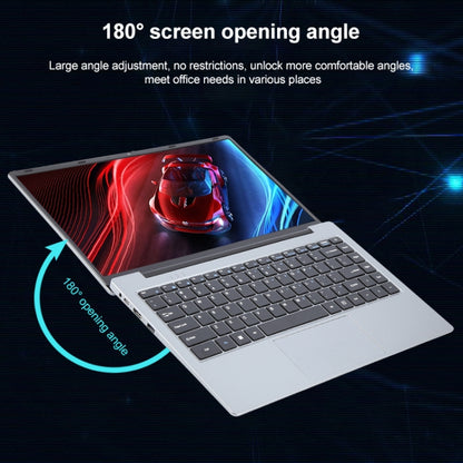 14 inch Windows 11 Laptop, 8GB+1TB, Gen 4th Intel Core i3 CPU, 180 Degree Rotation Axis(Silver) - Others by PMC Jewellery | Online Shopping South Africa | PMC Jewellery | Buy Now Pay Later Mobicred