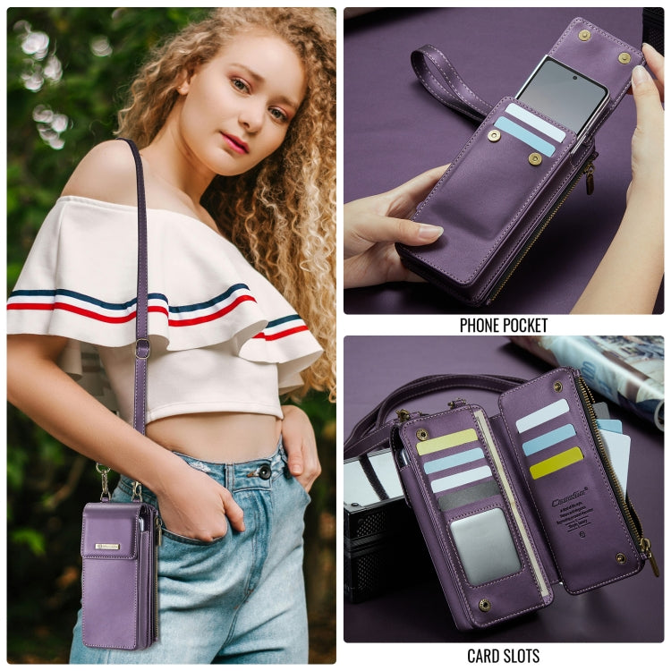 For Samsung Z Fold Series CaseMe Me50 Mini Lanyard Universal Bag(Purple) - Galaxy Z Fold6 5G Cases by CaseMe | Online Shopping South Africa | PMC Jewellery | Buy Now Pay Later Mobicred