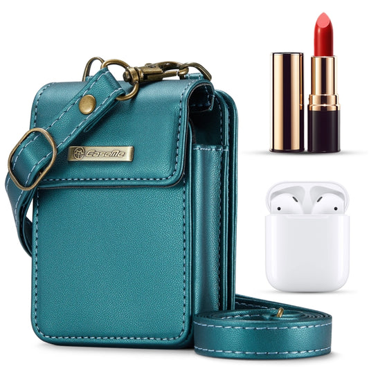 CaseMe Me50 Mini Universal Bag for Apple and Samsung Headphones + Lipstick(Green) - For AirPods 1/2 by CaseMe | Online Shopping South Africa | PMC Jewellery | Buy Now Pay Later Mobicred