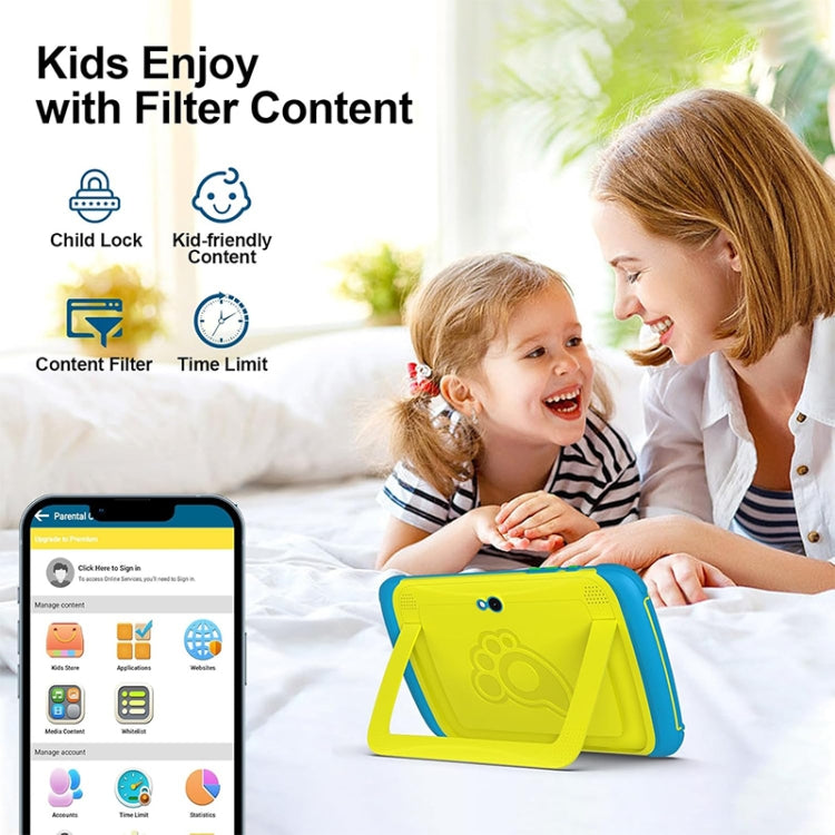 UNIWA  Boxchip Tab 8 WiFi Kid Tablet,  4GB+64GB, 8 inch Android 13 Allwinner A523 Octa Core CPU Support Google Play(Blue) -  by UNIWA | Online Shopping South Africa | PMC Jewellery | Buy Now Pay Later Mobicred