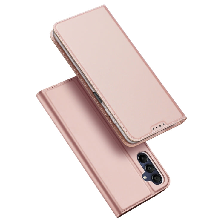 For Samsung Galaxy A16 5G DUX DUCIS Skin Pro Series Flip Leather Phone Case(Pink) - Galaxy Phone Cases by DUX DUCIS | Online Shopping South Africa | PMC Jewellery | Buy Now Pay Later Mobicred