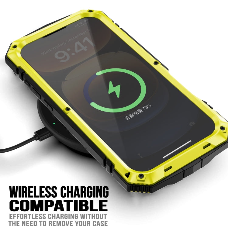 For iPhone 16 Pro Max R-JUST Life Waterproof Dustproof Shockproof Phone Case(Yellow) - iPhone 16 Pro Max Cases by R-JUST | Online Shopping South Africa | PMC Jewellery | Buy Now Pay Later Mobicred