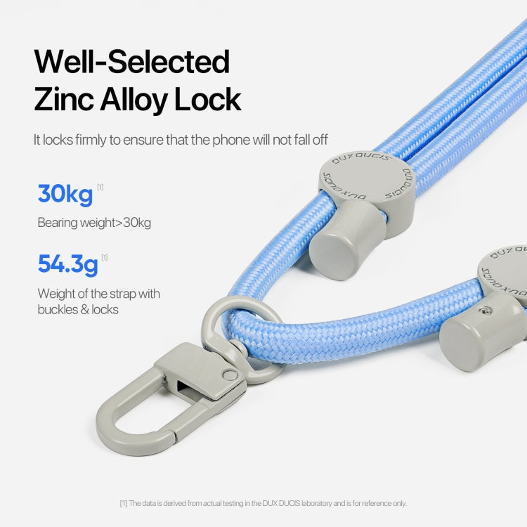 DUX DUCIS Plaz Crossbody Neck Strap Anti-lost Phone Lanyard(Sky Blue) - Lanyards & Wrist Straps by DUX DUCIS | Online Shopping South Africa | PMC Jewellery | Buy Now Pay Later Mobicred