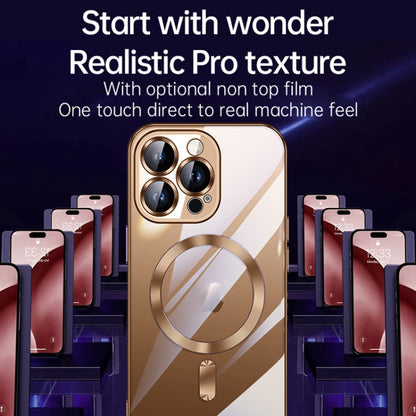 For iPhone 16 Pro SULADA MagSafe Plating TPU Shockproof Phone Soft Case(Gold) - iPhone 16 Pro Cases by SULADA | Online Shopping South Africa | PMC Jewellery | Buy Now Pay Later Mobicred