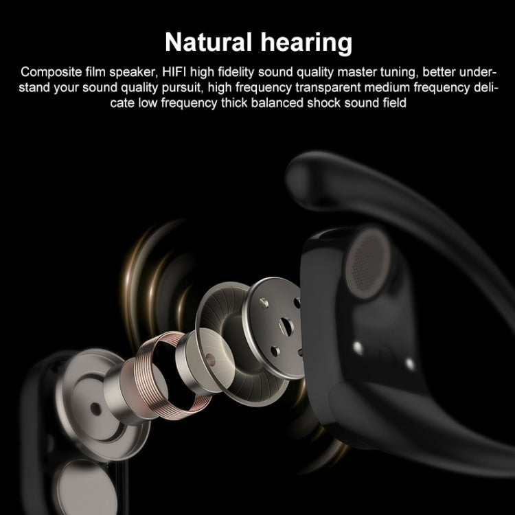 Langsdom TS19 Ear-mounted ENC Noise Reduction Wireless Bluetooth Earphone(Black) - free shipping - PMC Jewellery - Order now!