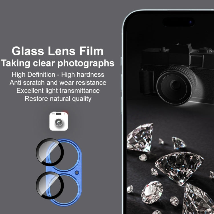 For iPhone 16 / 16 Plus IMAK Metal Armor Premium Camera Protector Film(Green) - free shipping - PMC Jewellery - Order now!