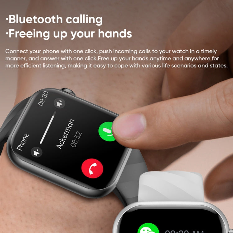 MT500 1.97 inch IP67 Waterproof Smart Watch, Support Electrocardiogram / Temperature Measurement(White) - Smart Watches by PMC TechLife | Online Shopping South Africa | PMC TechLife | Buy Now Pay Later Mobicred