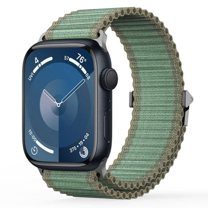 For Apple Watch Series 9 41mm DUX DUCIS YC Series Ocean Nylon Watch Band(Green) - Watch Bands by DUX DUCIS | Online Shopping South Africa | PMC Jewellery | Buy Now Pay Later Mobicred