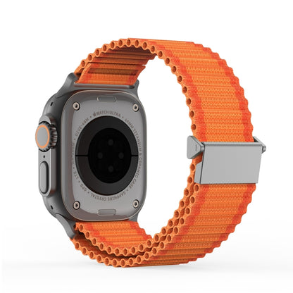 For Apple Watch Series 10 46mm DUX DUCIS YC Series Ocean Nylon Watch Band(Orange) - Watch Bands by DUX DUCIS | Online Shopping South Africa | PMC Jewellery | Buy Now Pay Later Mobicred