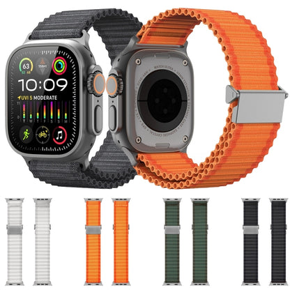 For Apple Watch Series 3 38mm DUX DUCIS YC Series Ocean Nylon Watch Band(Orange) - Watch Bands by DUX DUCIS | Online Shopping South Africa | PMC Jewellery | Buy Now Pay Later Mobicred