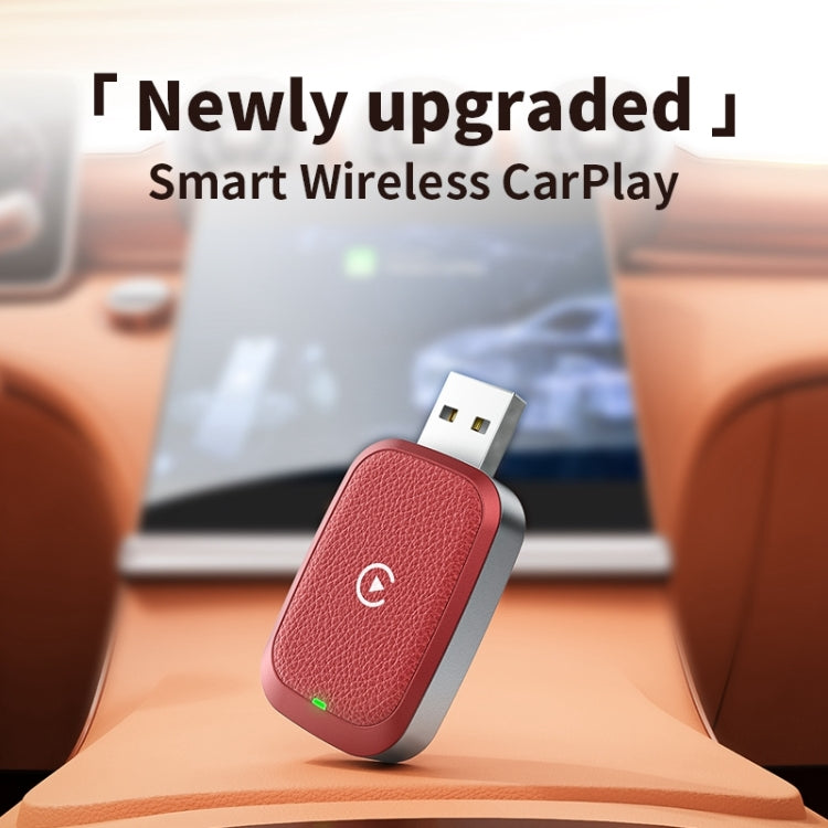 2 in 1 Car Carplay / Android Auto Carplay Box Wired to Wireless Adapter(Orange) - Bluetooth Adapters by PMC Jewellery | Online Shopping South Africa | PMC Jewellery | Buy Now Pay Later Mobicred