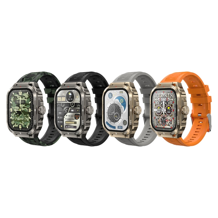 WK WH-03 2.01 inch Smart Watch Supports Bluetooth Calls(Black) - free shipping - PMC TechLife - Order now!