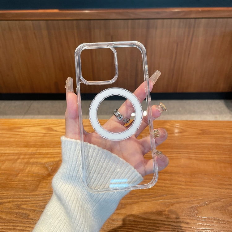 For iPhone 16 Pro Clear Acrylic TPU MagSafe Phone Case(Transparent) - iPhone 16 Pro Cases by PMC Jewellery | Online Shopping South Africa | PMC Jewellery | Buy Now Pay Later Mobicred