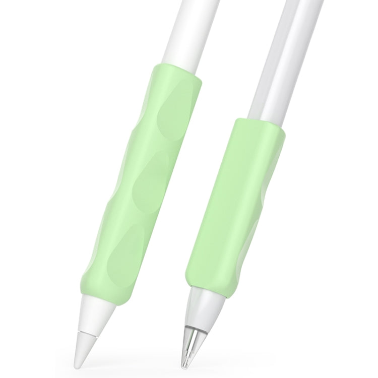 For Apple Pencil & Huawei M-Pencil Series Universal Stylus Silicone Protective Grip Cover(Green) - Pencil Accessories by PMC Jewellery | Online Shopping South Africa | PMC Jewellery | Buy Now Pay Later Mobicred