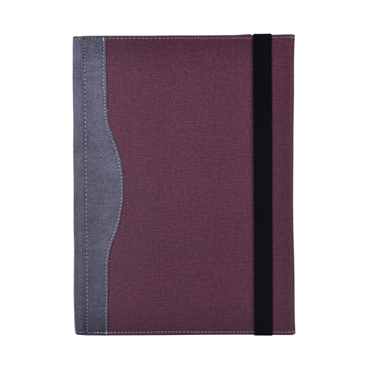 For MicroSoft Surface Laptop 7 13.8 inch Cloth Texture Laptop Leather Protective Case(Wine Red) - free shipping - PMC Jewellery - Order now!