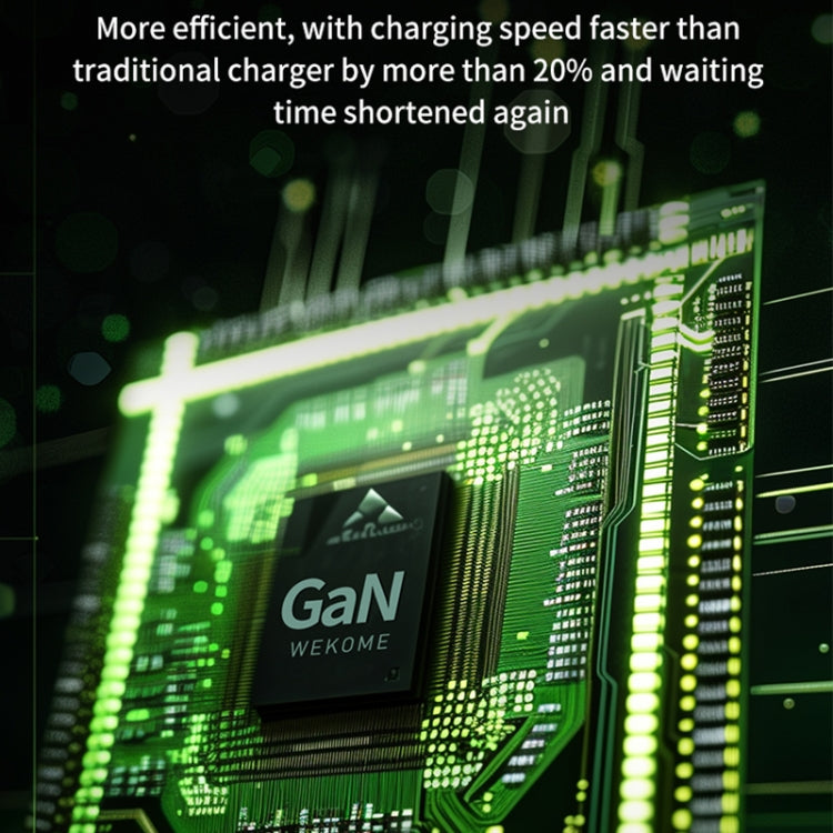WK WP-U157 67W USB-C / Type-Cx2, USB GaN Fast Charger, Plug Type:EU Plug(Yellow) - free shipping - PMC TechLife - Order now!