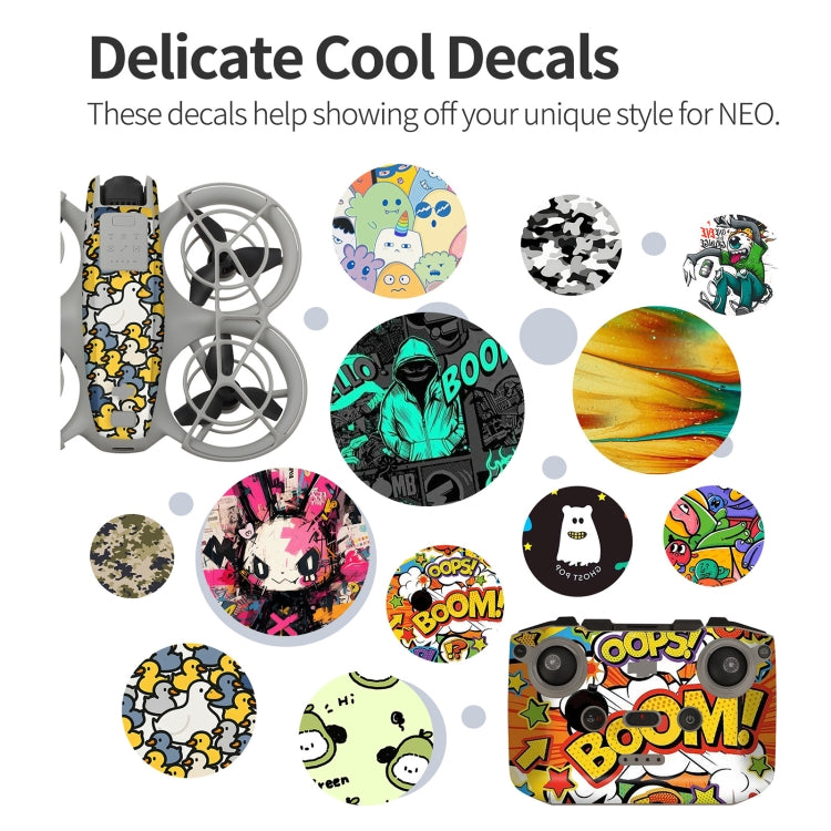 For DJI Neo Drone Body Remote Control Protective Sticker(Green Puppy) - free shipping - PMC TechLife - Order now!