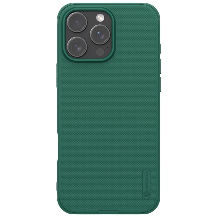 For iPhone 16 Pro NILLKIN Frosted Shield Pro PC + TPU Phone Case(Green) - iPhone 16 Pro Cases by NILLKIN | Online Shopping South Africa | PMC Jewellery | Buy Now Pay Later Mobicred