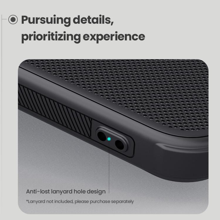 For iPhone 16e NILLKIN Frosted Shield Pro PC + TPU Phone Case(Black) - iPhone 16e Cases by NILLKIN | Online Shopping South Africa | PMC TechLife | Buy Now Pay Later Mobicred