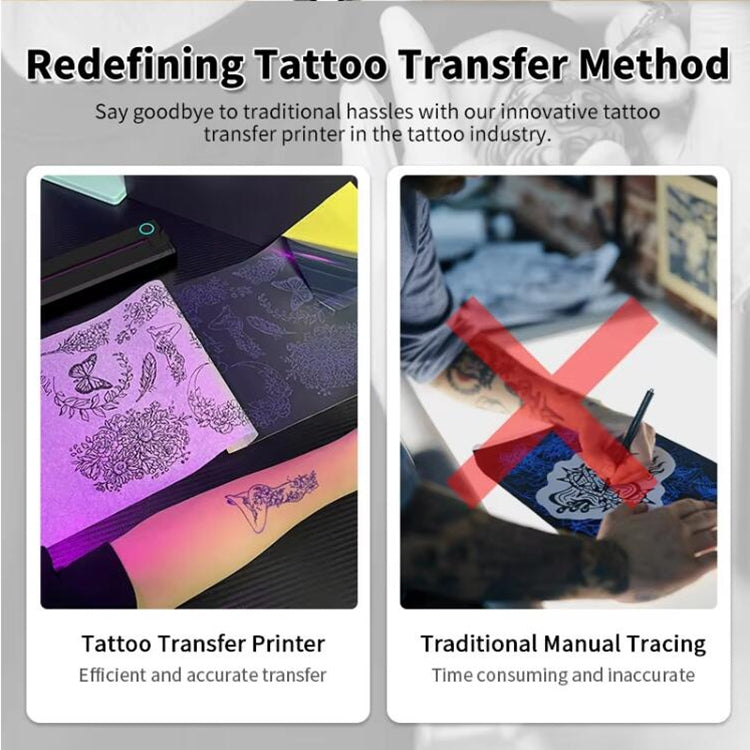 A41 203DPI Portable Tattoo Printer Office Study Bluetooth HD Thermal Printer(Black) - Receipt Printers by PMC Jewellery | Online Shopping South Africa | PMC Jewellery | Buy Now Pay Later Mobicred