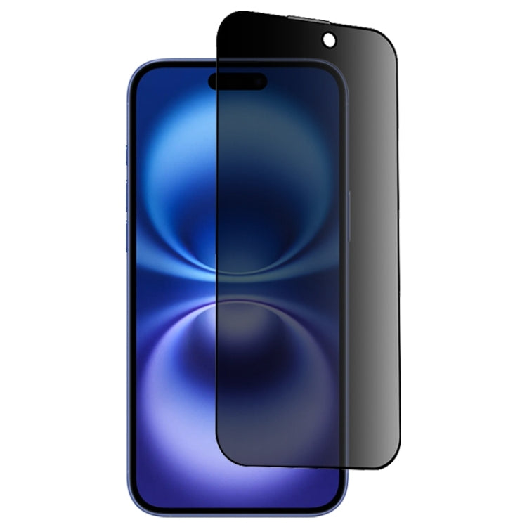 For iPhone 16 ZGA 0.33mm 2.5D Anti-static Privacy Tempered Glass Film - iPhone 16 Tempered Glass by ZGA | Online Shopping South Africa | PMC Jewellery | Buy Now Pay Later Mobicred