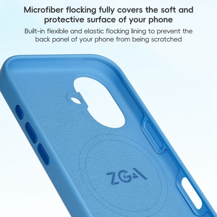 For iPhone 16 Pro ZGA Colorful Liquid Silicone Magsafe Phone Case(Grey) - iPhone 16 Pro Cases by ZGA | Online Shopping South Africa | PMC Jewellery | Buy Now Pay Later Mobicred