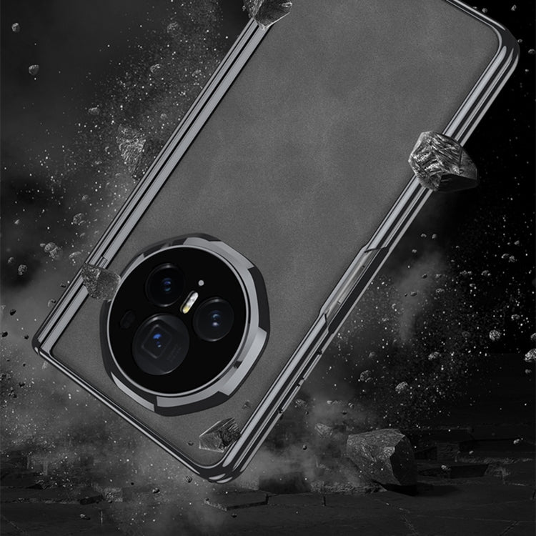 For Honor Magic Vs3 GKK Integrated Magnetic Fold Hinge Leather Shockproof Phone Case(Matte Brown) - free shipping - PMC Jewellery - Order now!