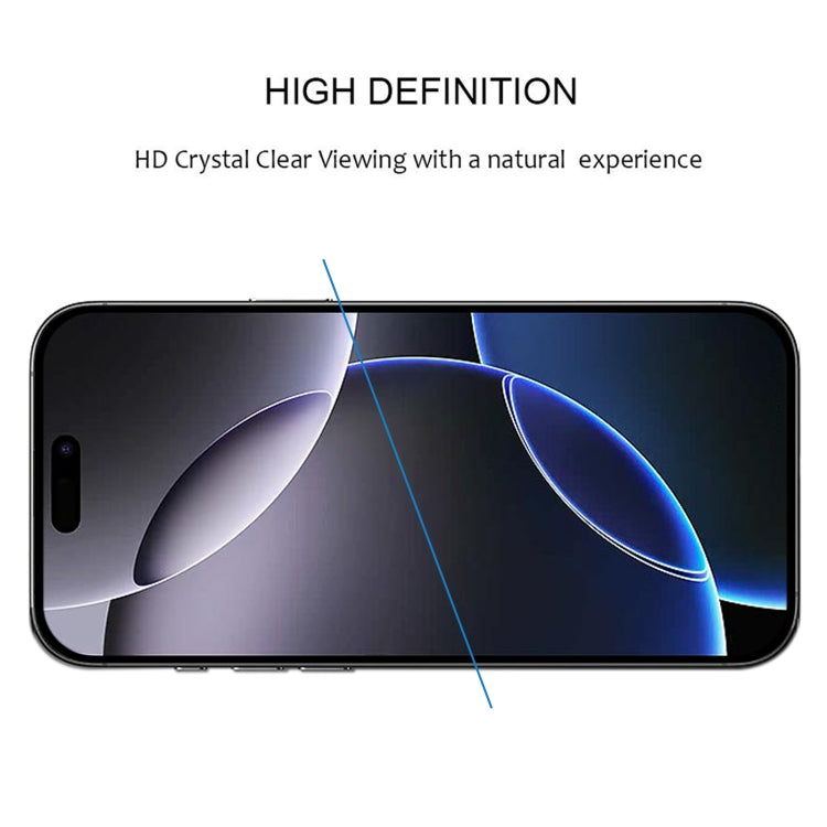 For iPhone 16 Pro Max 25pcs Full Glue Screen Tempered Glass Film - iPhone 16 Pro Max Tempered Glass by PMC Jewellery | Online Shopping South Africa | PMC Jewellery | Buy Now Pay Later Mobicred