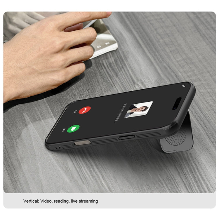 For iPhone 16 Pro Max NILLKIN CamShield Prop MagSafe Magnetic Translucent PC Phone Case(Black) - free shipping - PMC Jewellery - Order now!