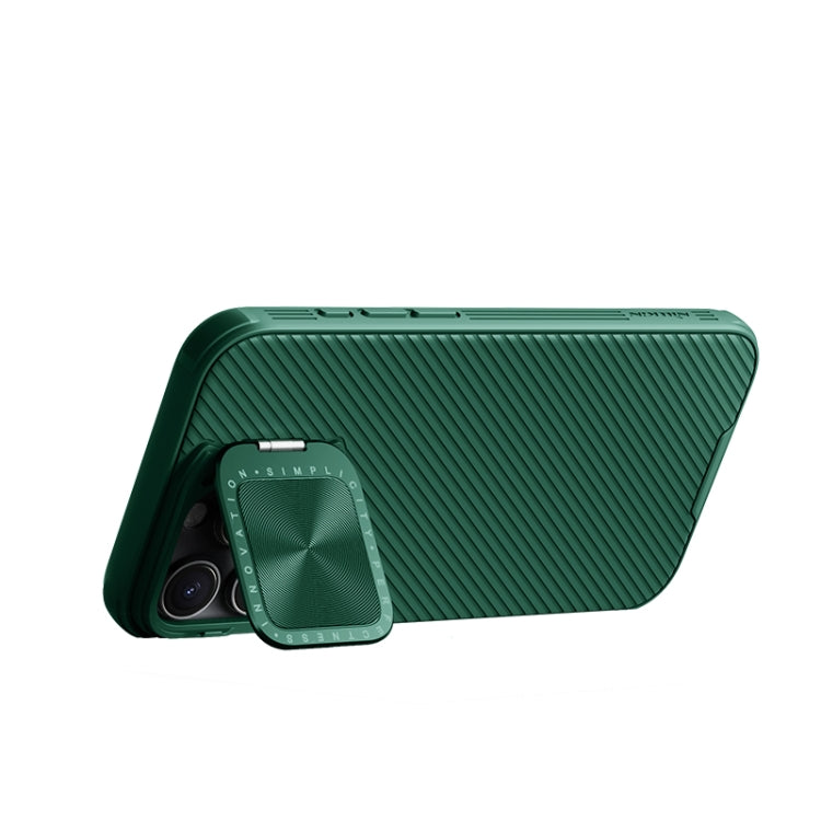 For iPhone 16 Pro NILLKIN Black Mirror Prop CD Texture Mirror Phone Case(Green) - iPhone 16 Pro Cases by NILLKIN | Online Shopping South Africa | PMC Jewellery | Buy Now Pay Later Mobicred