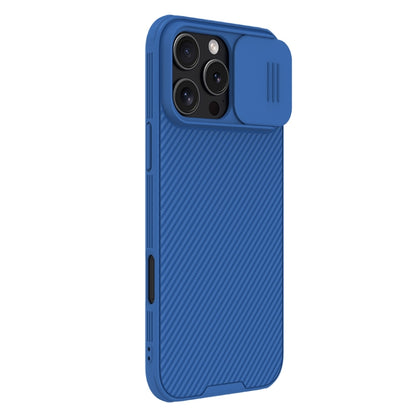 For iPhone 16 Pro Max NILLKIN CamShield Pro PC Phone Case(Blue) - iPhone 16 Pro Max Cases by NILLKIN | Online Shopping South Africa | PMC Jewellery | Buy Now Pay Later Mobicred