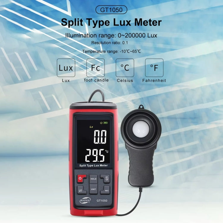BENERECH GT1050 Professional Digital Light Lux Meter - free shipping - PMC Jewellery - Order now!