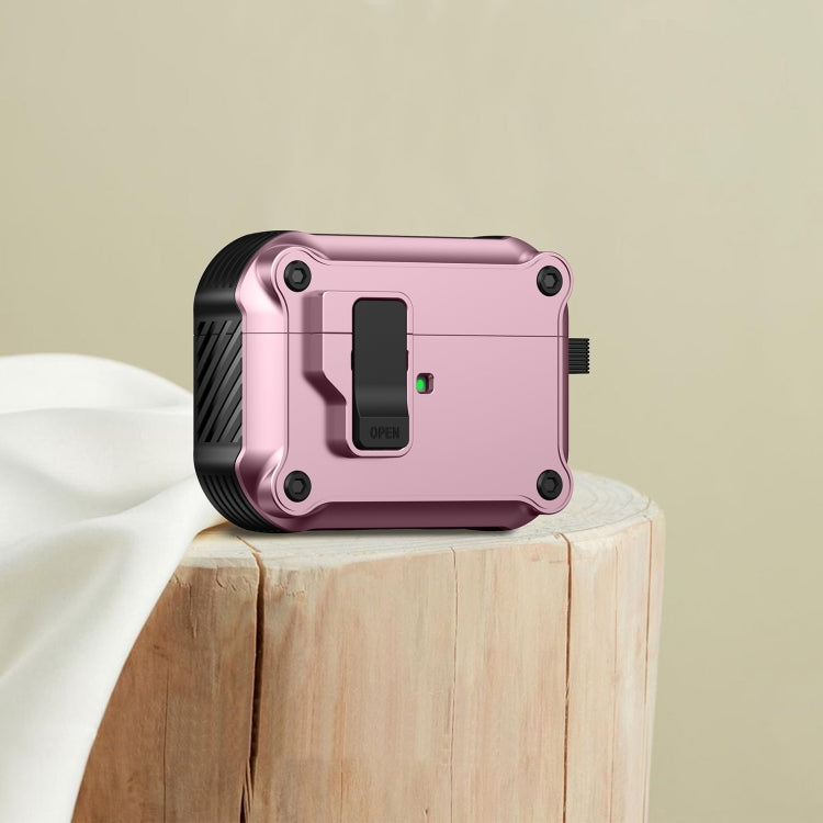 For AirPods 4 Eagle Shockproof Earphone Protective Case with Switch(Pink) - free shipping - PMC Jewellery - Order now!