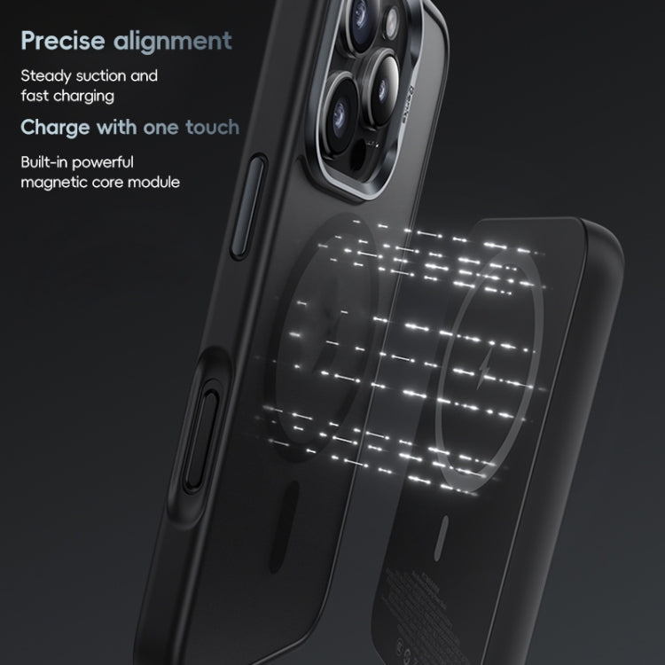 For iPhone 16 Pro Benks Skin Feel MagSafe Magnetic Shockproof Phone Case(Black) - iPhone 16 Pro Cases by Benks | Online Shopping South Africa | PMC Jewellery | Buy Now Pay Later Mobicred