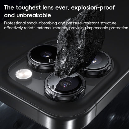 For iPhone 16 Pro Max Benks King Kong Series Corning Single Metal Lens Protective Film(Black) - iPhone 16 Pro Max Tempered Glass by Benks | Online Shopping South Africa | PMC Jewellery | Buy Now Pay Later Mobicred