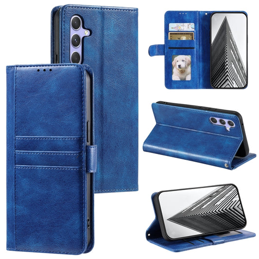 For Samsung Galaxy S25+ 5G Simple 6-Card Wallet Leather Phone Case(Blue) - Galaxy S25+ 5G Cases by PMC Jewellery | Online Shopping South Africa | PMC Jewellery | Buy Now Pay Later Mobicred