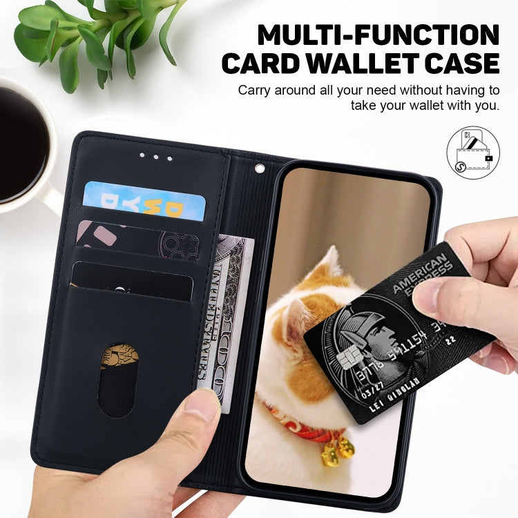 For iPhone 16e Cute Cats RFID Leather Phone Case(Black) - iPhone 16e Cases by PMC TechLife | Online Shopping South Africa | PMC TechLife | Buy Now Pay Later Mobicred