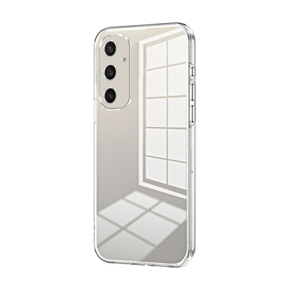 For Samsung Galaxy S25 5G Transparent Plating Fine Hole Phone Case(Transparent) - Galaxy S25 5G Cases by PMC Jewellery | Online Shopping South Africa | PMC Jewellery | Buy Now Pay Later Mobicred