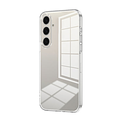 For Samsung Galaxy S25+ 5G Transparent Plating Fine Hole Phone Case(Transparent) - Galaxy S25+ 5G Cases by PMC Jewellery | Online Shopping South Africa | PMC Jewellery | Buy Now Pay Later Mobicred