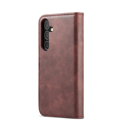 For Samsung Galaxy S24 FE 5G DG.MING Crazy Horse Texture Detachable Magnetic Leather Case(Red) - Galaxy S24 FE 5G Cases by DG.MING | Online Shopping South Africa | PMC Jewellery | Buy Now Pay Later Mobicred