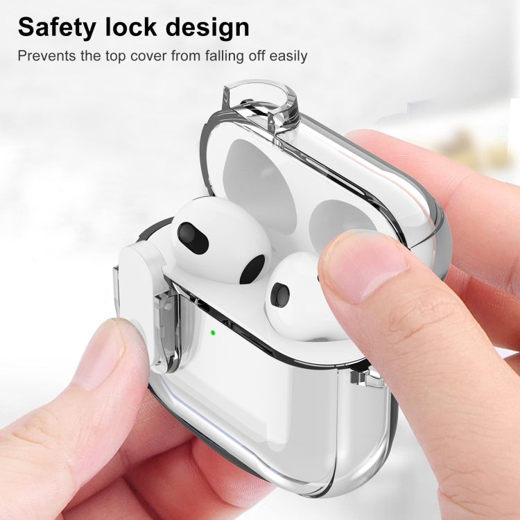 For AirPods 4 Ice Crystals Shockproof Earphone Protective Case(Transparent) - For AirPods 4 by PMC Jewellery | Online Shopping South Africa | PMC Jewellery | Buy Now Pay Later Mobicred